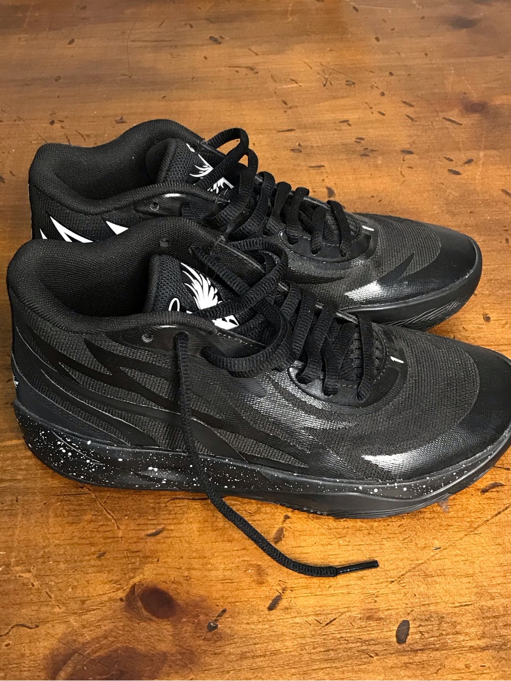 Puma MB.02 OREO Lamelo Ball Black White Mens Size (6) Basketball Shoes 379425-01